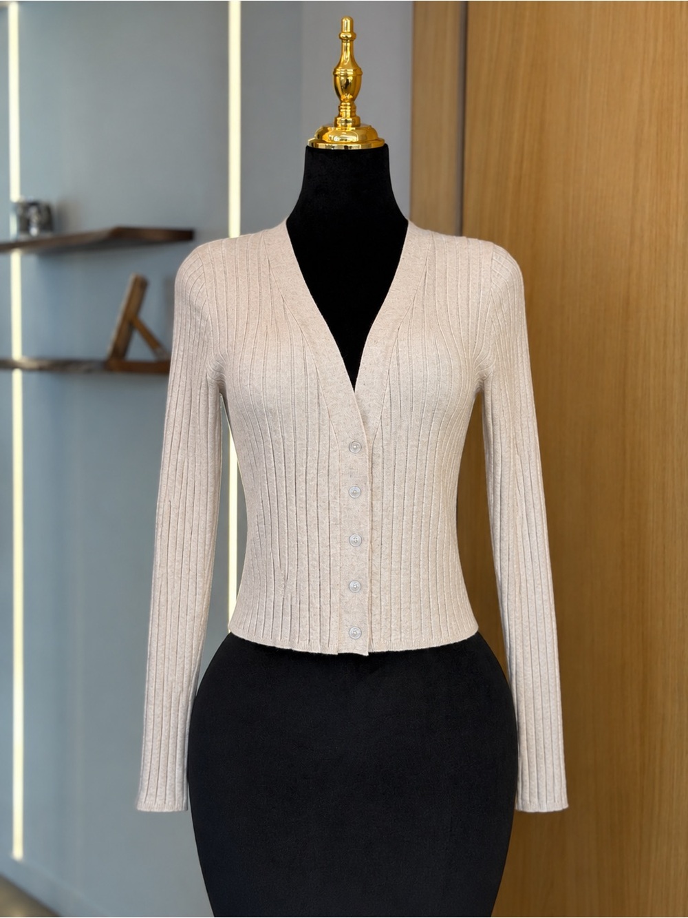 Universal Thread Coastal Grandpa Ribbed Cardigan | Quiet Luxury Muse